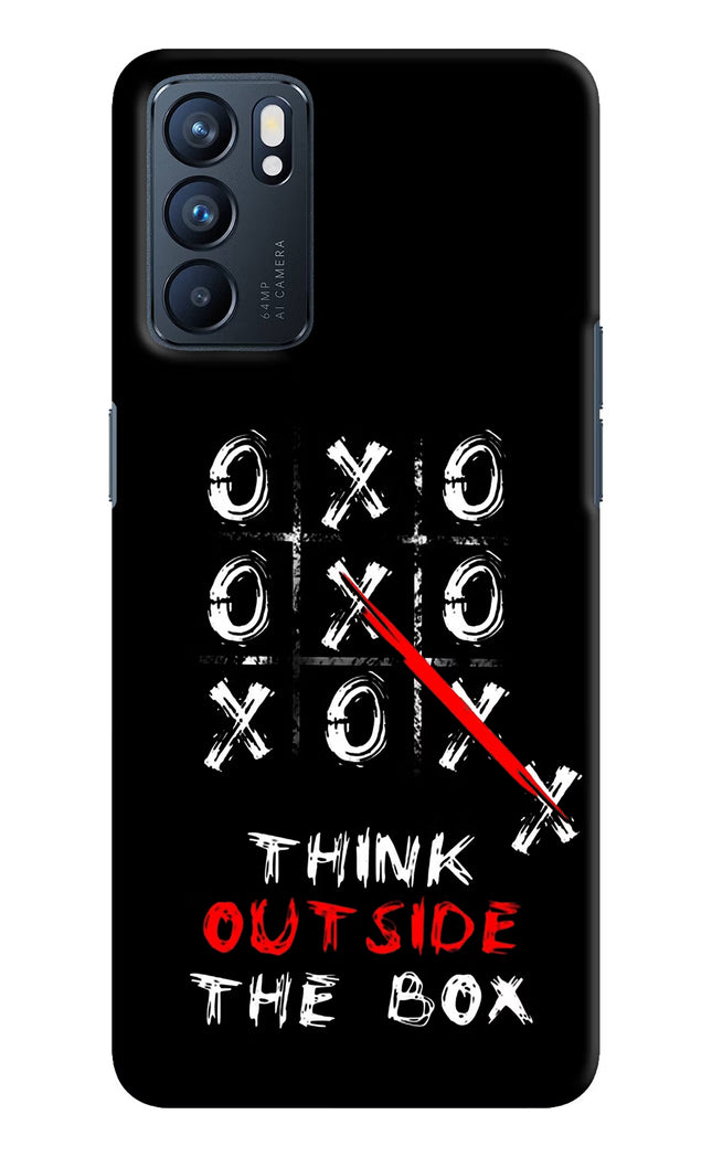 Think out of the BOX Oppo Reno6 5G Hard Case Back Cover by Casekaro