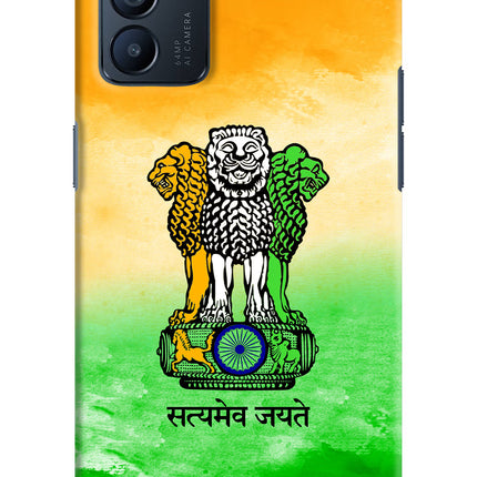 Satyamev Jayate Flag Oppo Reno6 5G Hard Case Back Cover by Casekaro