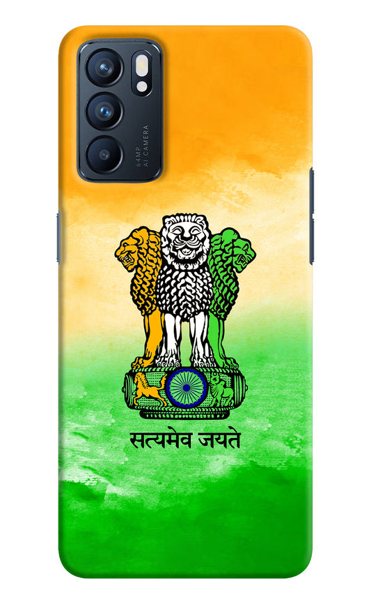 Satyamev Jayate Flag Oppo Reno6 5G Hard Case Back Cover by Casekaro