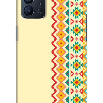 Ethnic Seamless Oppo Reno6 5G Hard Case Back Cover by Casekaro