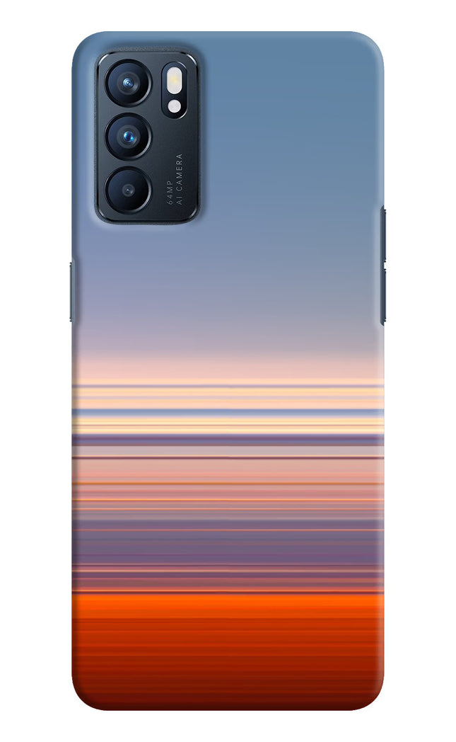 Morning Colors Oppo Reno6 5G Hard Case Back Cover by Casekaro