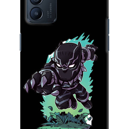 Black Panther Oppo Reno6 5G Hard Case Back Cover by Casekaro