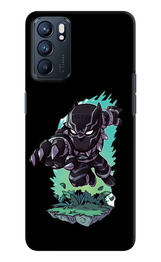 Black Panther Oppo Reno6 5G Hard Case Back Cover by Casekaro