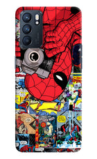 Spider Man Oppo Reno6 5G Hard Case Back Cover by Casekaro