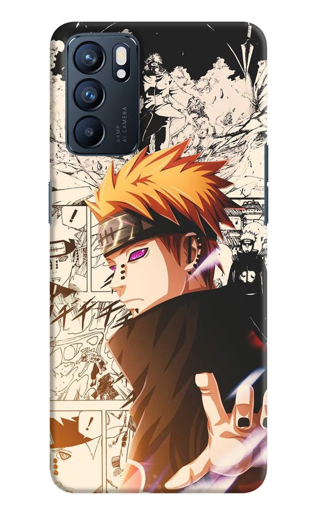 Pain Anime Oppo Reno6 5G Hard Case Back Cover by Casekaro