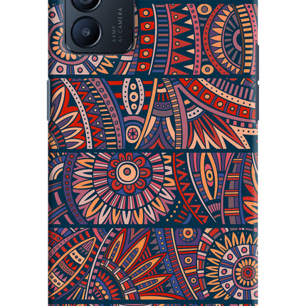 African Culture Design Oppo Reno6 5G Hard Case Back Cover by Casekaro