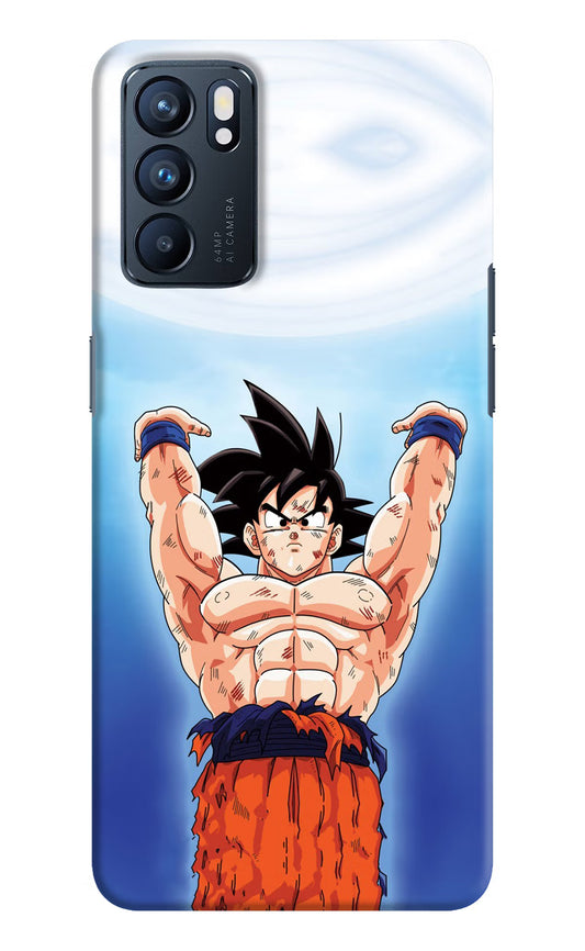 Goku Power Oppo Reno6 5G Hard Case Back Cover by Casekaro