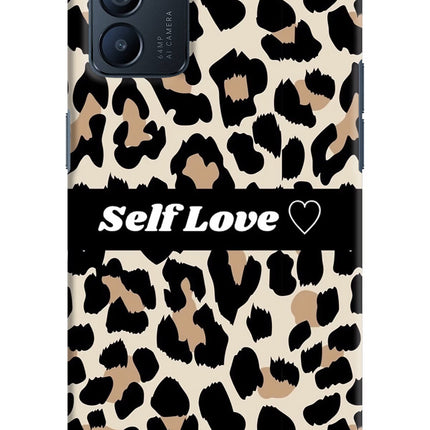 Leopard Print Self Love Oppo Reno6 5G Hard Case Back Cover by Casekaro