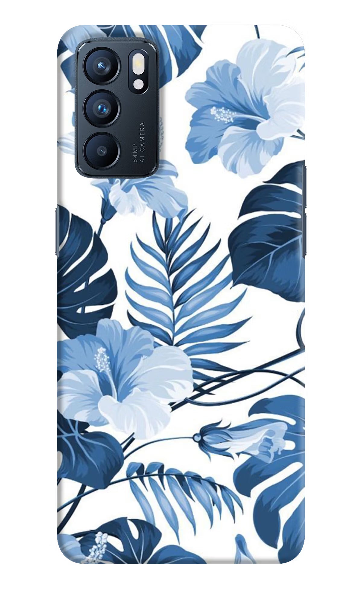 Fabric Art Oppo Reno6 5G Hard Case Back Cover by Casekaro