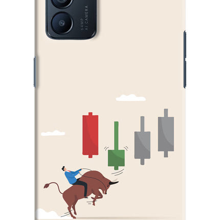 Bull Trading Momentum Oppo Reno6 5G Hard Case Back Cover by Casekaro