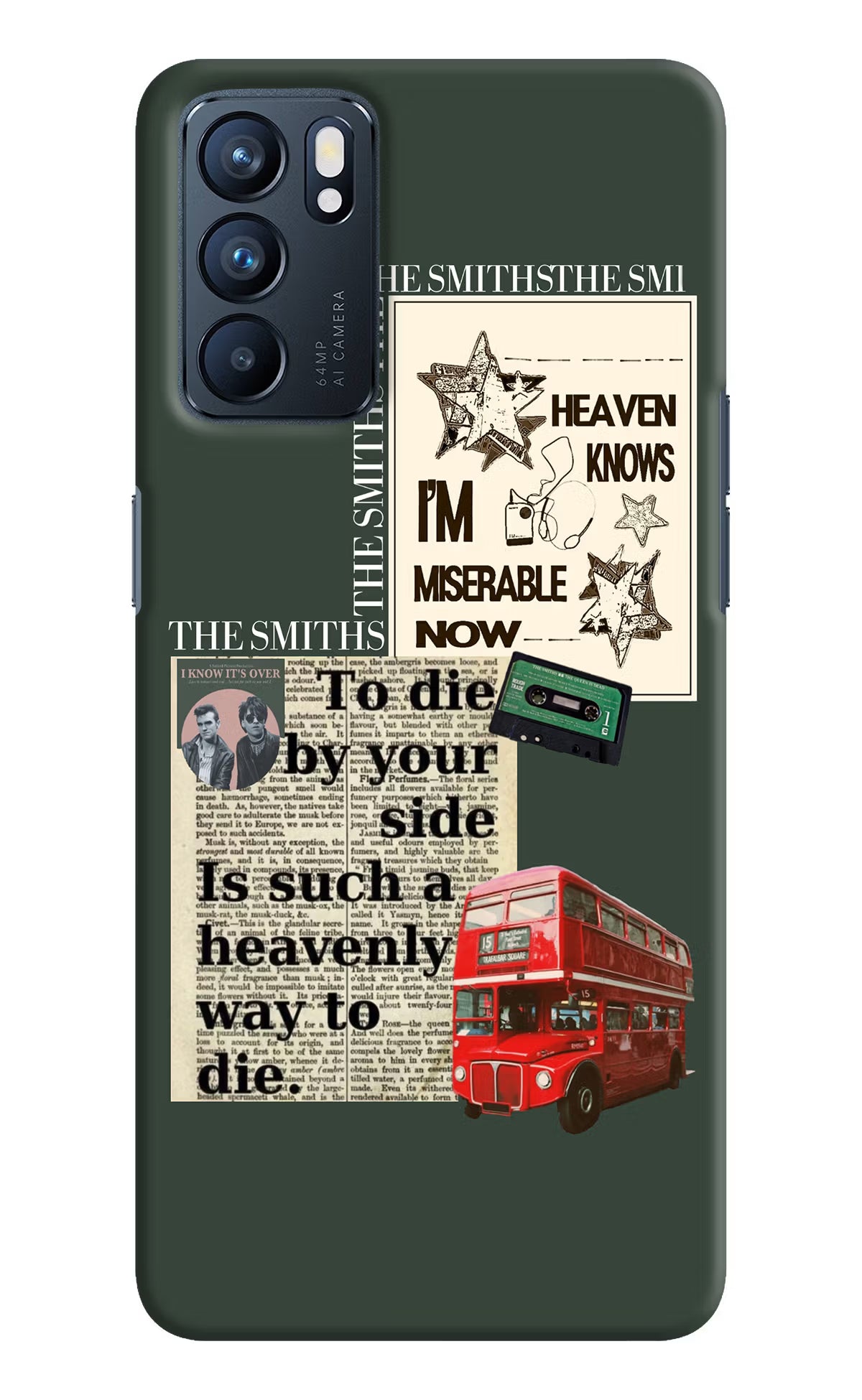 The Smiths Oppo Reno6 5G Hard Case Back Cover by Casekaro