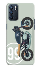 Classic Cafe Racer 99 Oppo Reno6 5G Hard Case Back Cover by Casekaro