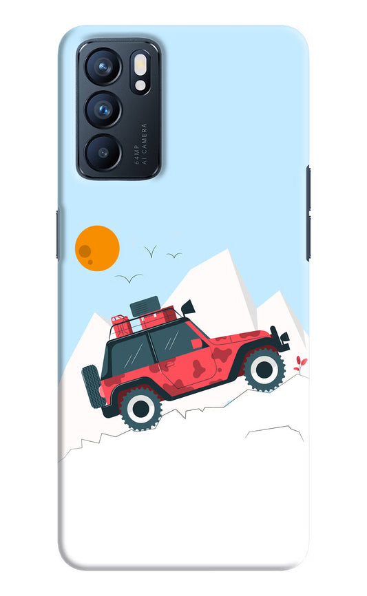 Mountain Trail Beast Oppo Reno6 5G Hard Case Back Cover by Casekaro