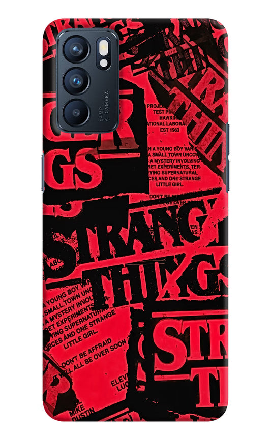 Ordinary Things Oppo Reno6 5G Hard Case Back Cover by Casekaro