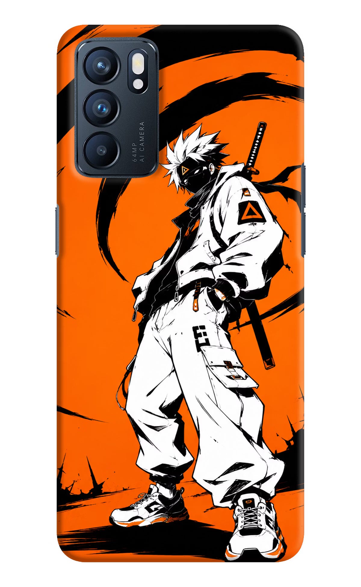 Street Samurai  Oppo Reno6 5G Hard Case Back Cover by Casekaro