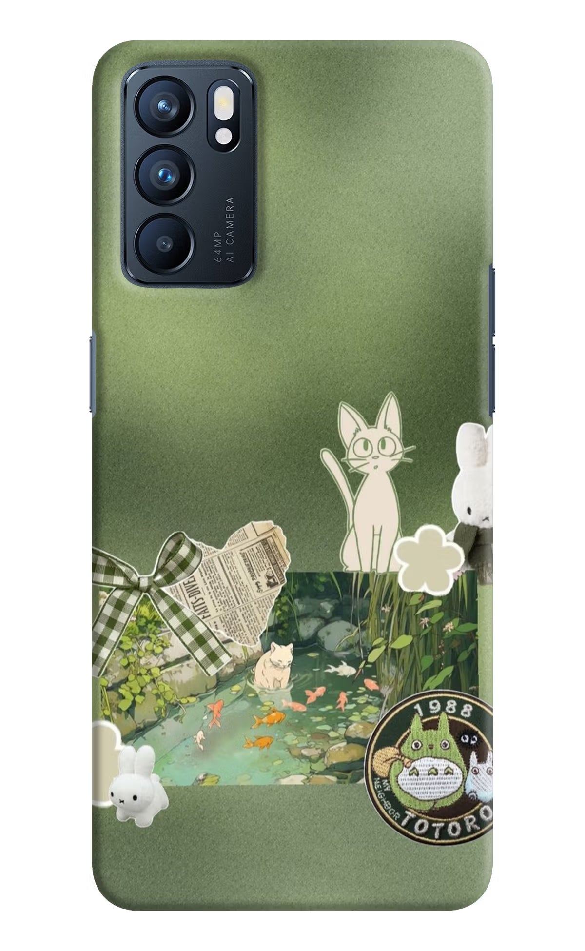 Aesthetic anime Oppo Reno6 5G Back Cover