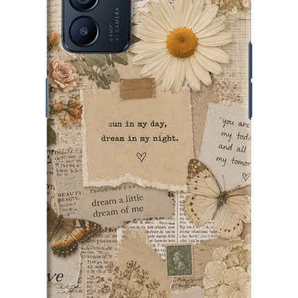 Vintage case Oppo Reno6 5G Hard Case Back Cover by Casekaro