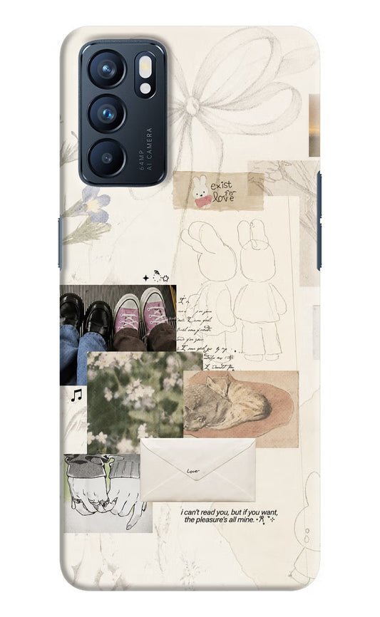 Soft Aesthetic Oppo Reno6 5G Back Cover