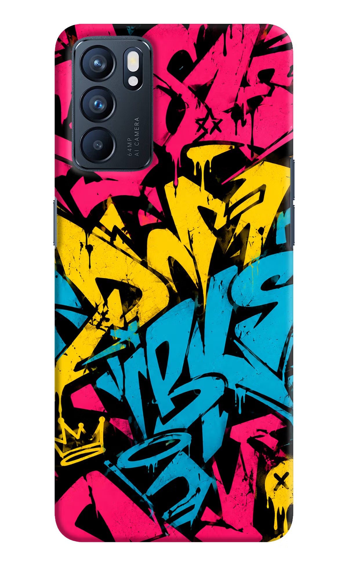 Graffiti Vibe Oppo Reno6 5G Back Cover