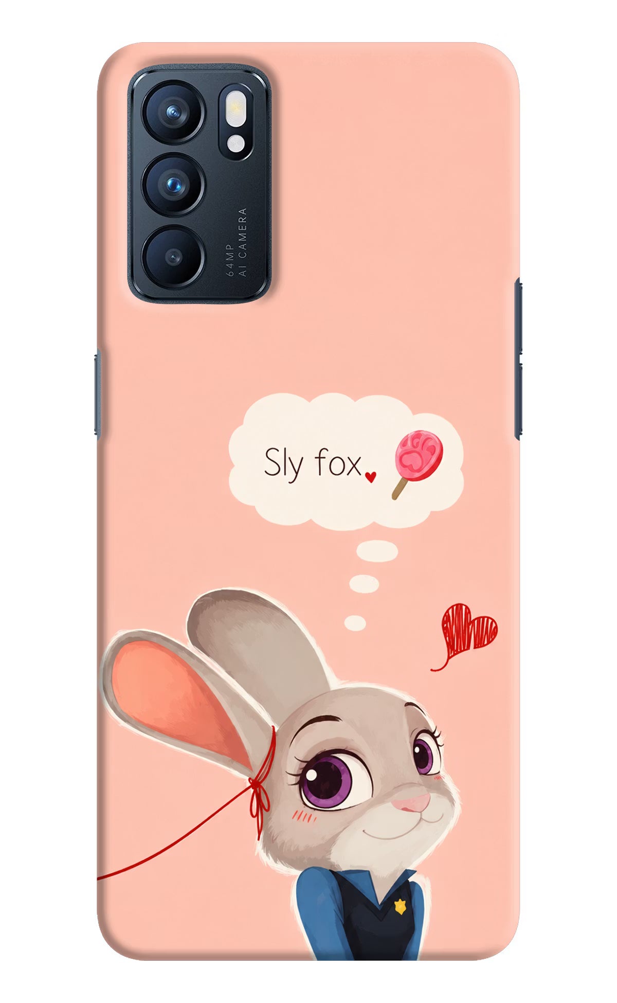 Judy Charm Oppo Reno6 5G Back Cover