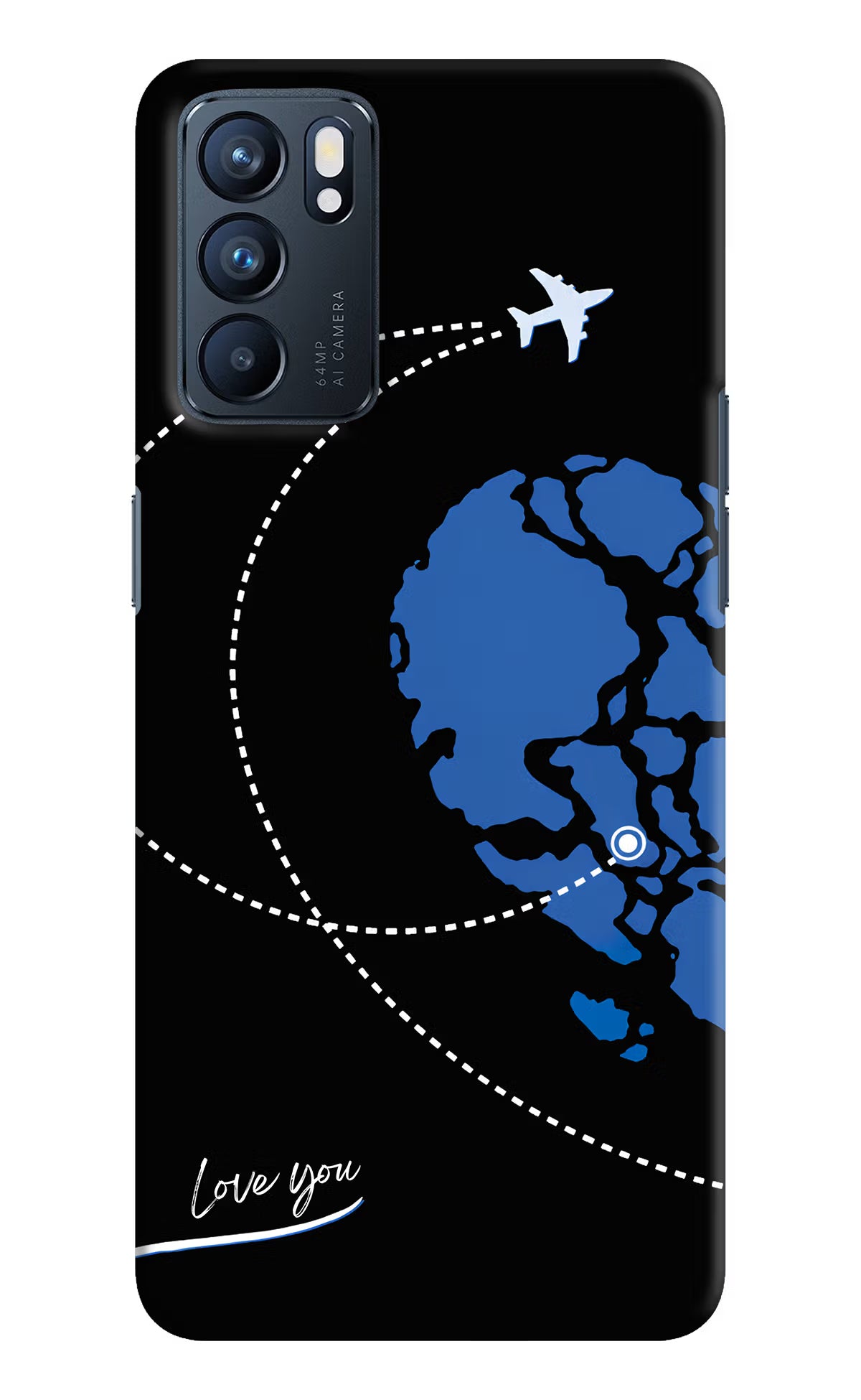 Love Orbit Oppo Reno6 5G Back Cover