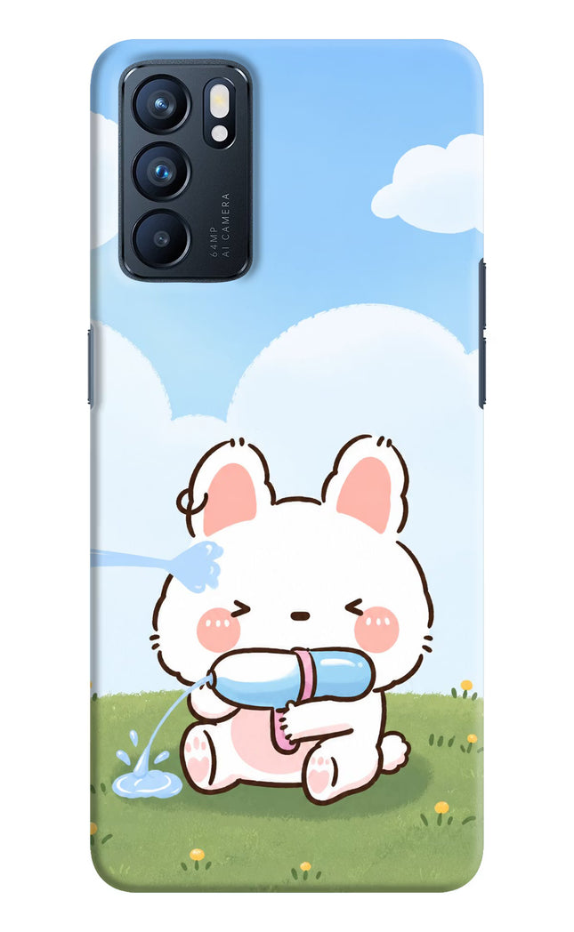 Bunny Treat Oppo Reno6 5G Hard Case Back Cover by Casekaro