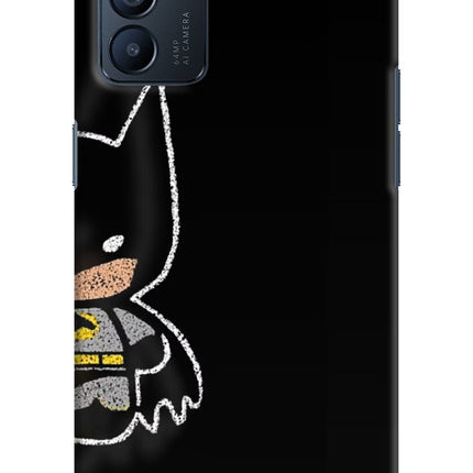 Bat Kitty Oppo Reno6 5G Hard Case Back Cover by Casekaro