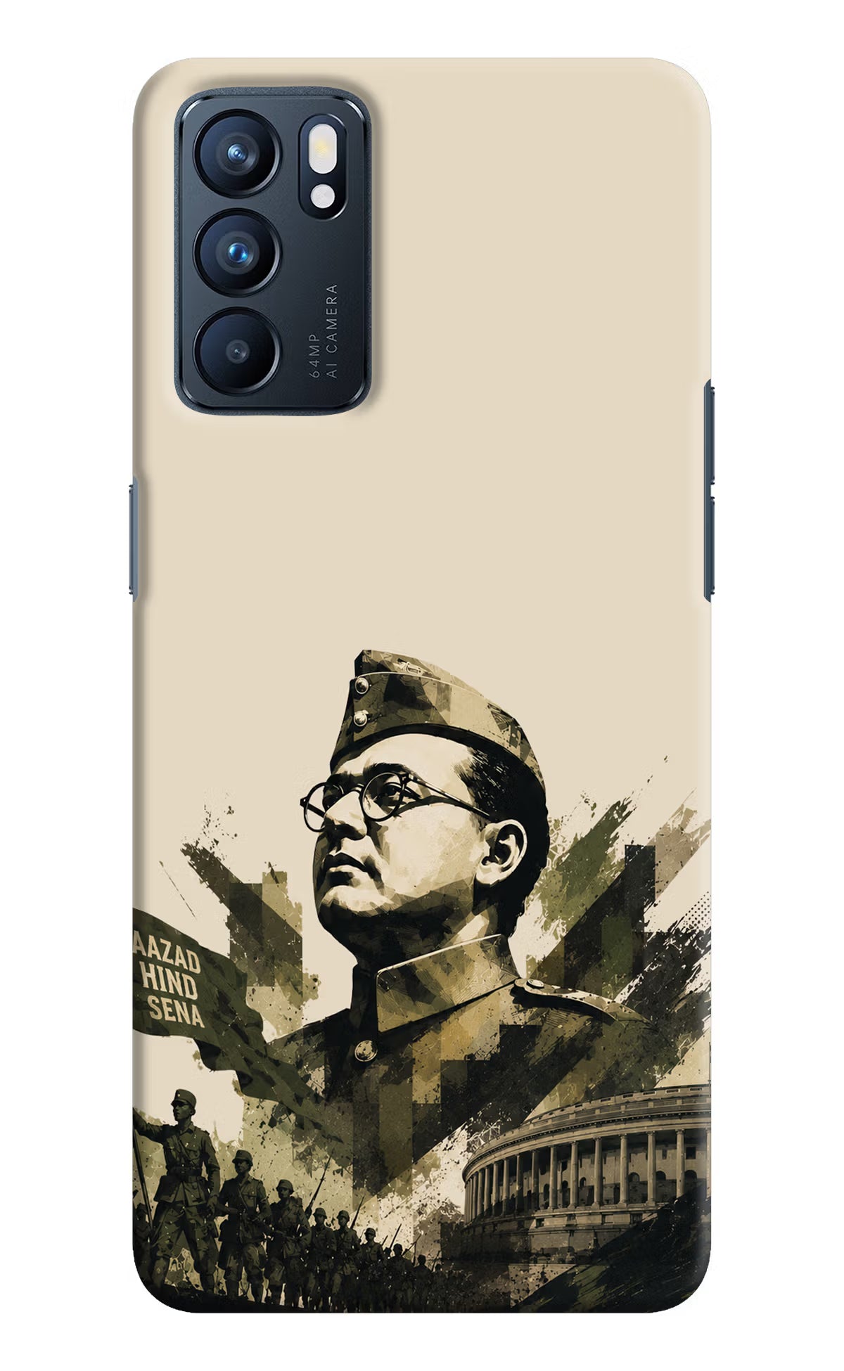 Netaji Rising Oppo Reno6 5G Back Cover