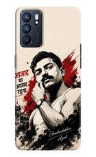 Chandrashekhar Azad Fearless Oppo Reno6 5G Hard Case Back Cover by Casekaro