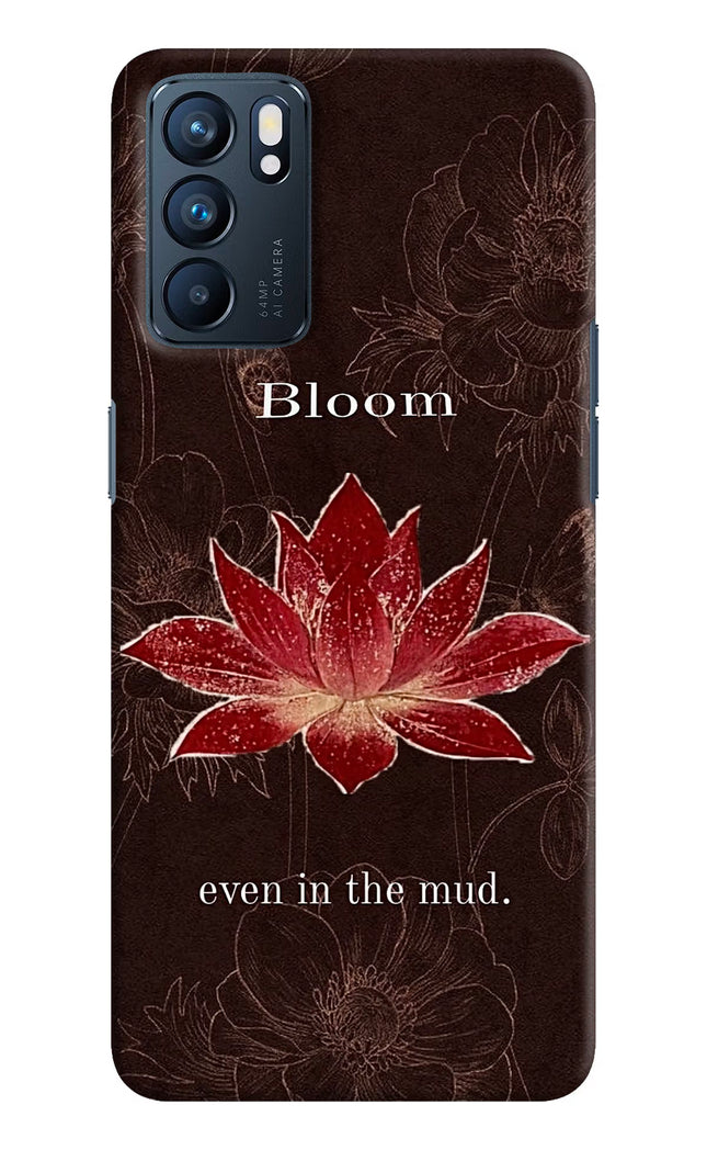Bloom Oppo Reno6 5G Hard Case Back Cover by Casekaro