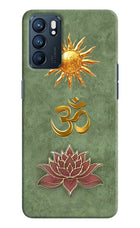 Om & Lotus Oppo Reno6 5G Back Cover