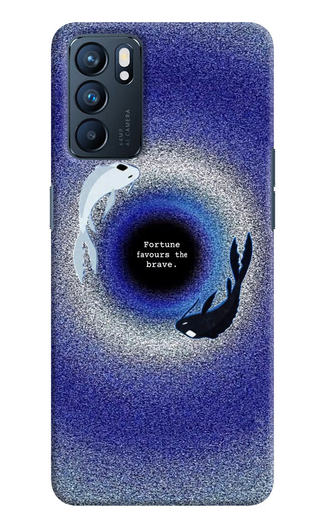 Dark Koi Oppo Reno6 5G Hard Case Back Cover by Casekaro
