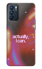 Pink Aura Oppo Reno6 5G Back Cover