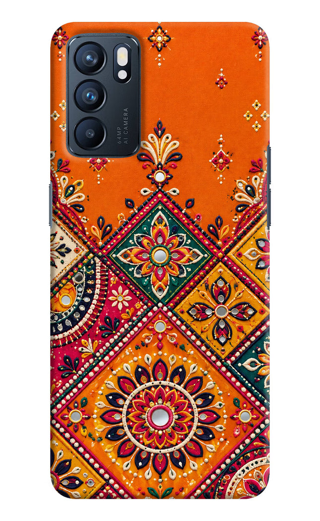 Kutch Glow Oppo Reno6 5G Hard Case Back Cover by Casekaro