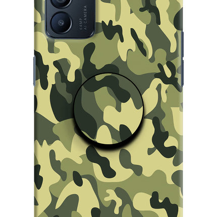 Camouflage Oppo Reno6 5G Pop Case by Casekaro