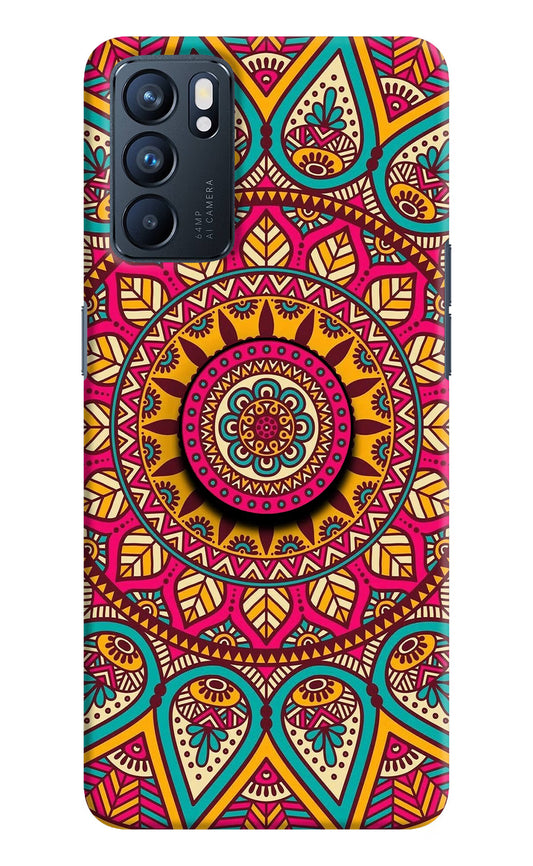 Mandala Oppo Reno6 5G Pop Case by Casekaro