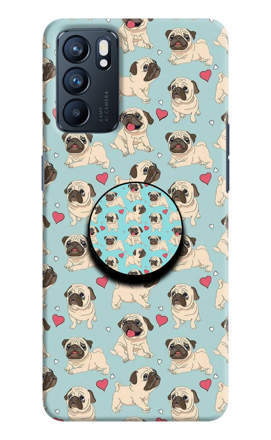 Pug Dog Oppo Reno6 5G Pop Case by Casekaro