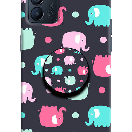 Baby Elephants Oppo Reno6 5G Pop Case by Casekaro