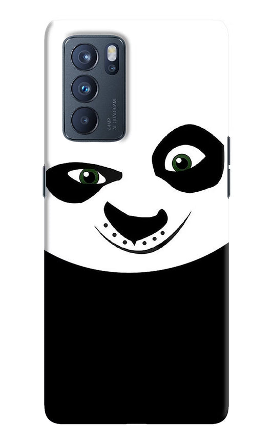 Panda Oppo Reno6 Pro 5G Hard Case Back Cover by Casekaro