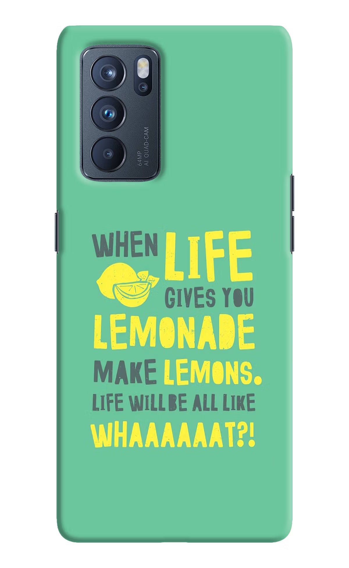 Quote Oppo Reno6 Pro 5G Hard Case Back Cover by Casekaro