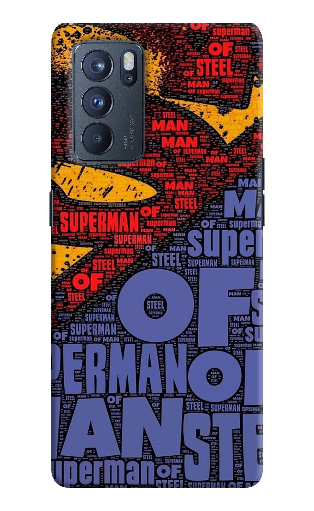 Superman Oppo Reno6 Pro 5G Hard Case Back Cover by Casekaro
