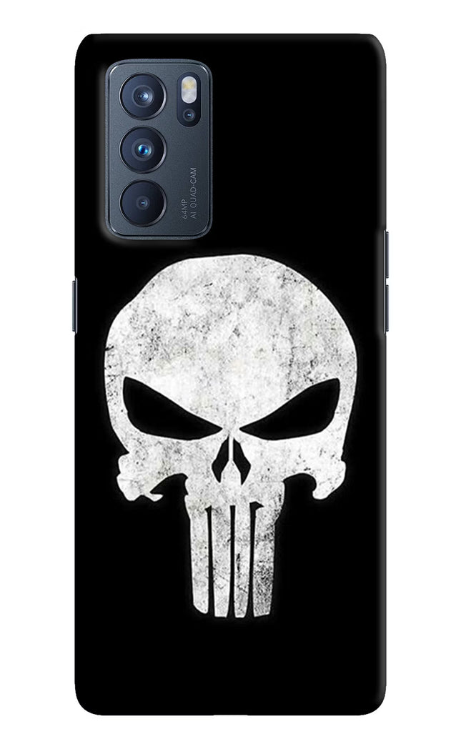 Punisher Skull Oppo Reno6 Pro 5G Hard Case Back Cover by Casekaro