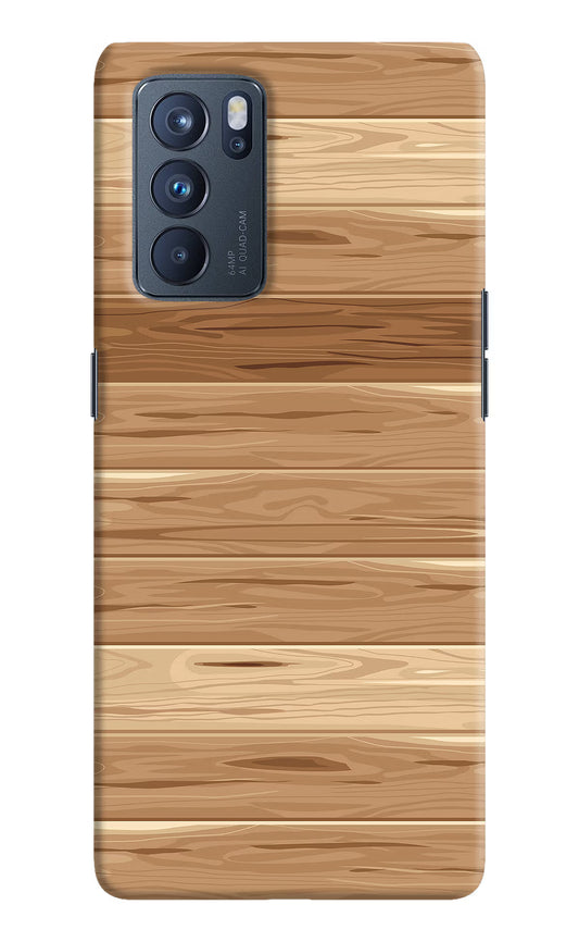 Wooden Vector Oppo Reno6 Pro 5G Hard Case Back Cover by Casekaro