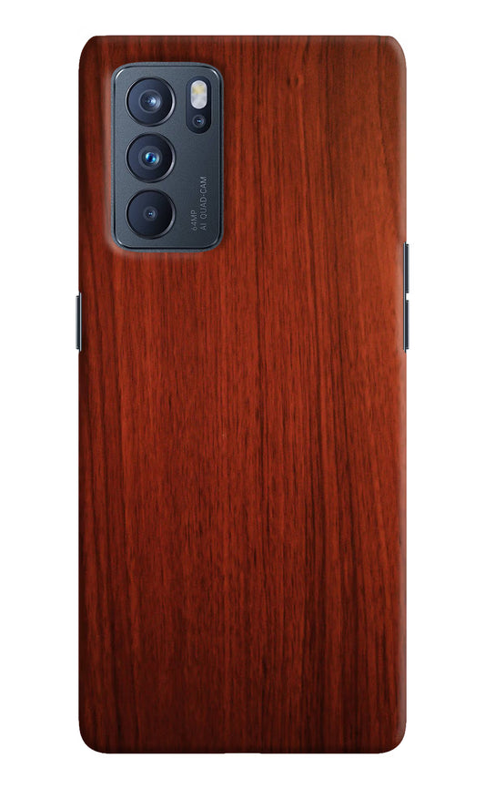 Wooden Plain Pattern Oppo Reno6 Pro 5G Hard Case Back Cover by Casekaro