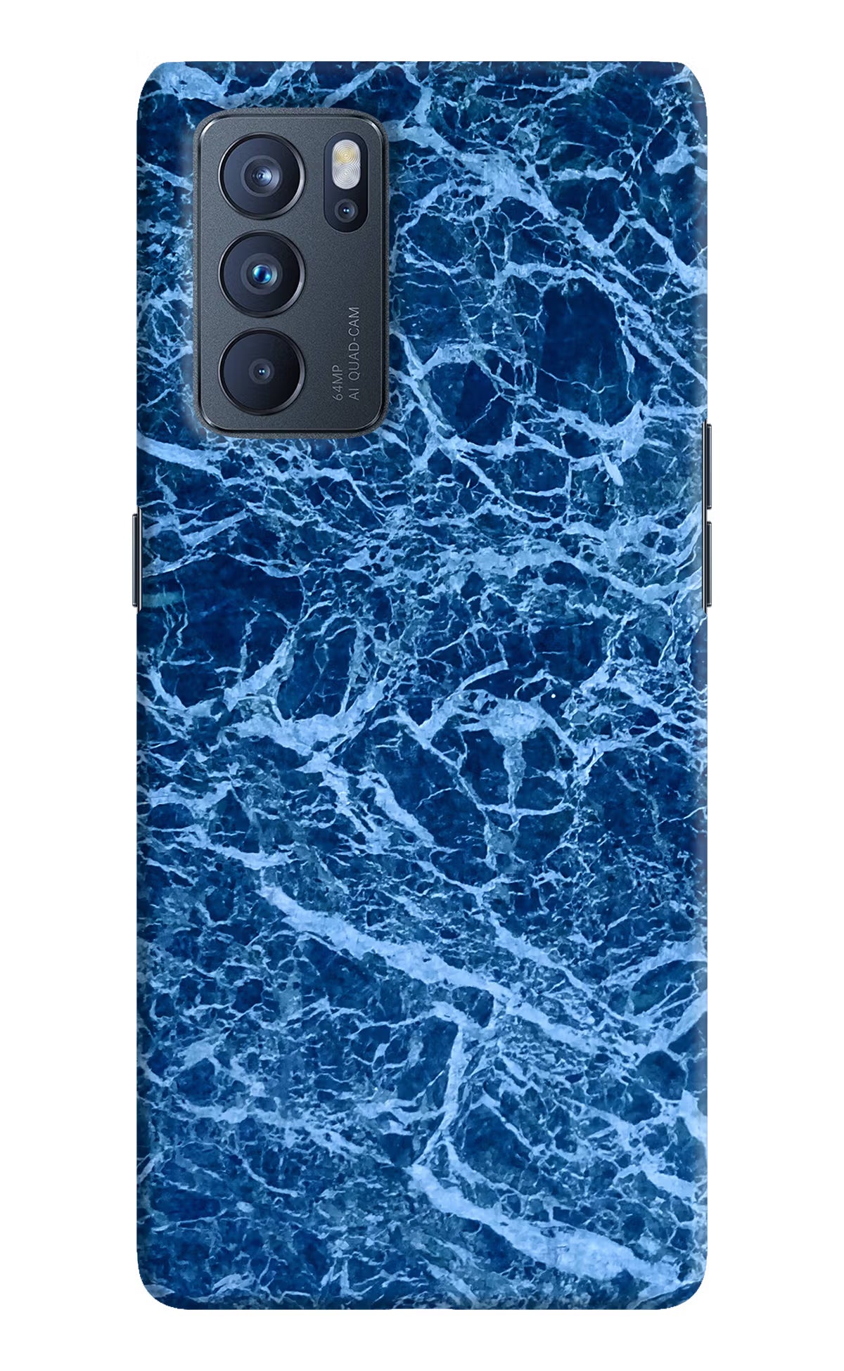 Blue Marble Oppo Reno6 Pro 5G Hard Case Back Cover by Casekaro