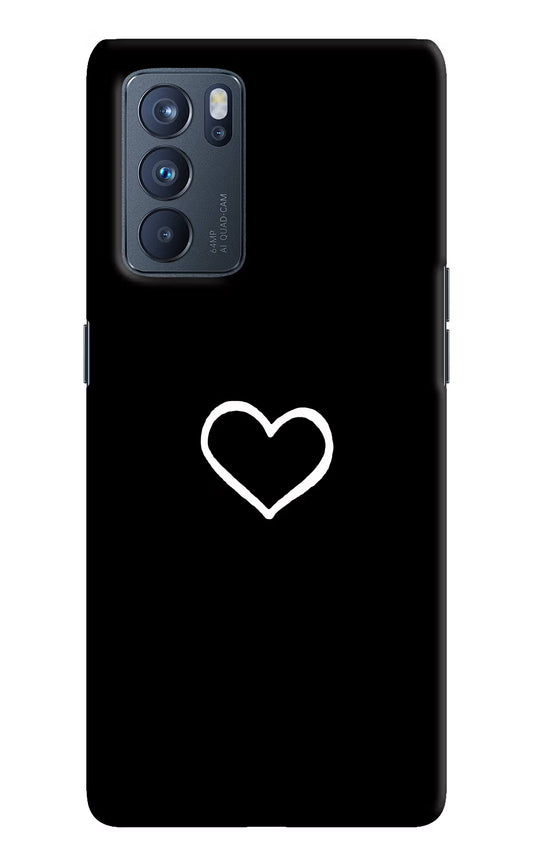 Heart Oppo Reno6 Pro 5G Hard Case Back Cover by Casekaro