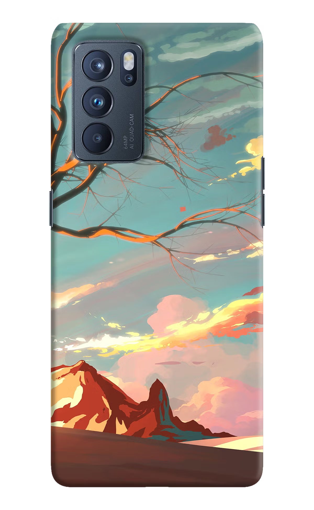 Scenery Oppo Reno6 Pro 5G Hard Case Back Cover by Casekaro