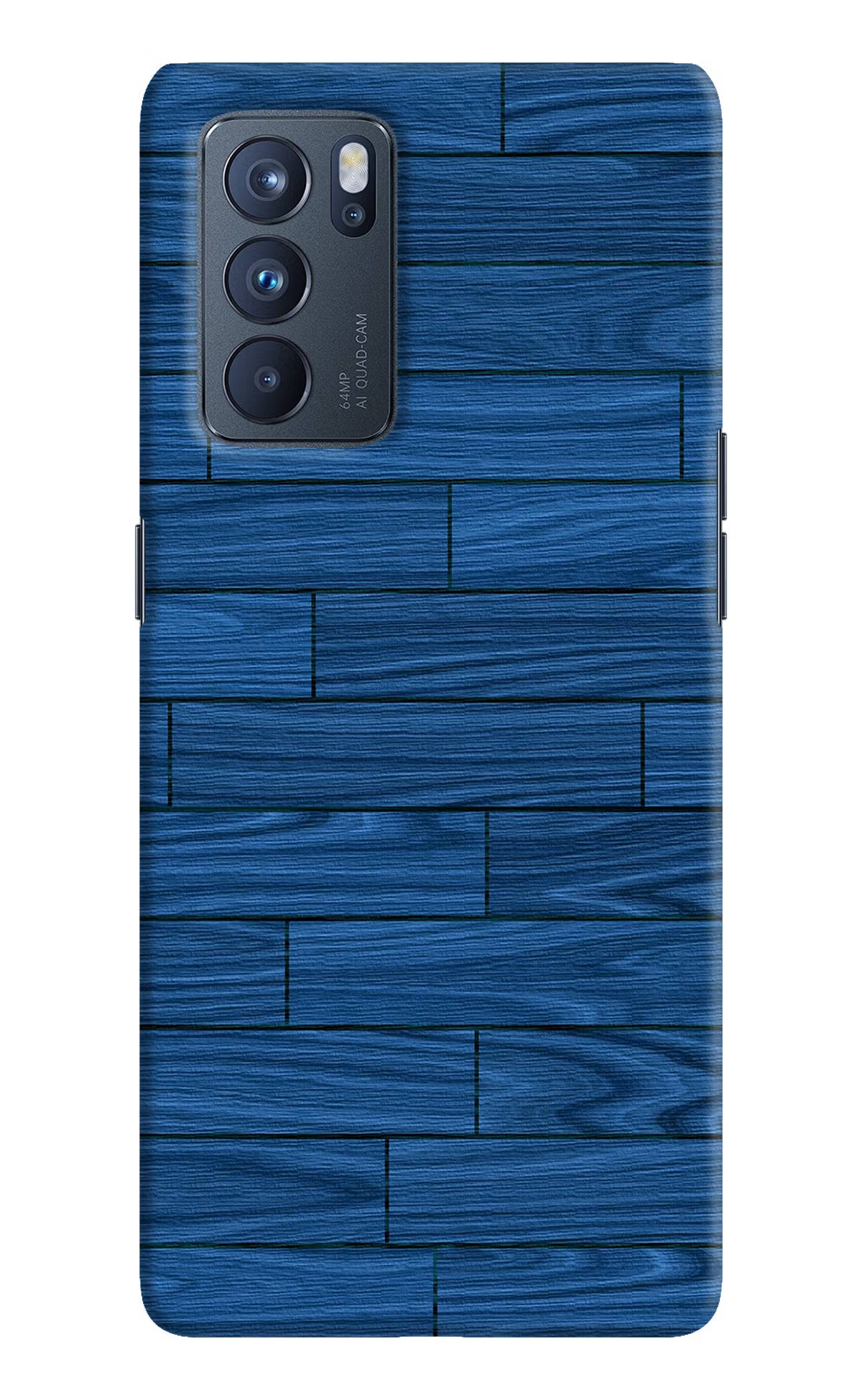 Wooden Texture Oppo Reno6 Pro 5G Hard Case Back Cover by Casekaro