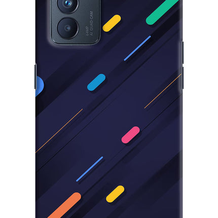 Abstract Design Oppo Reno6 Pro 5G Hard Case Back Cover by Casekaro