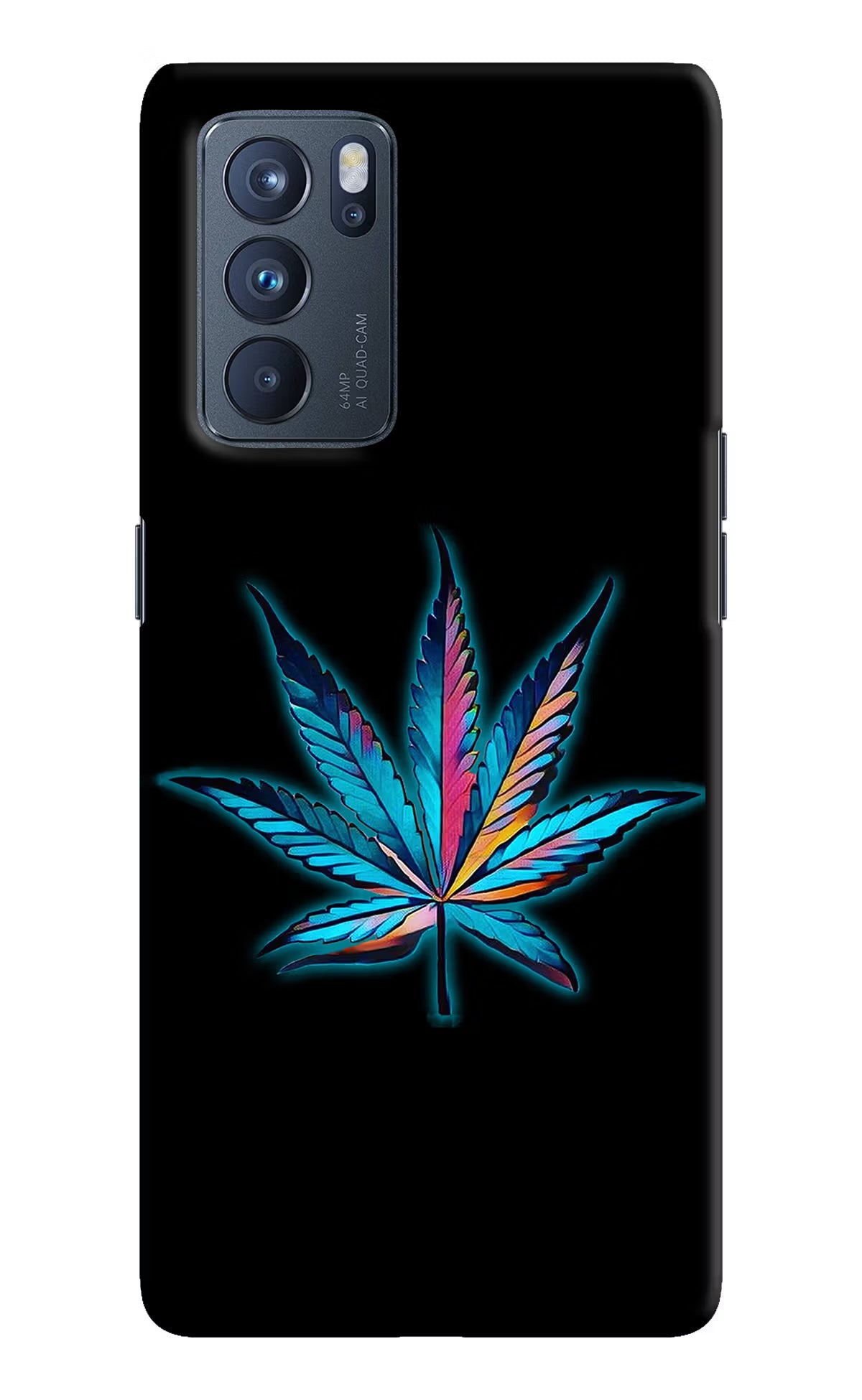 Weed Oppo Reno6 Pro 5G Hard Case Back Cover by Casekaro